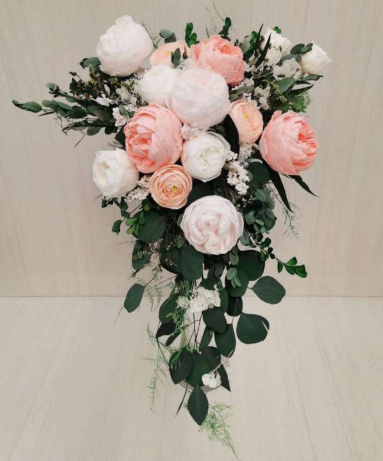 Peach Peonies Fall